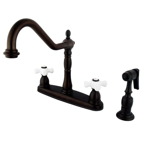 Heritage Centerset Kitchen Faucet, Oil Rubbed Bronze